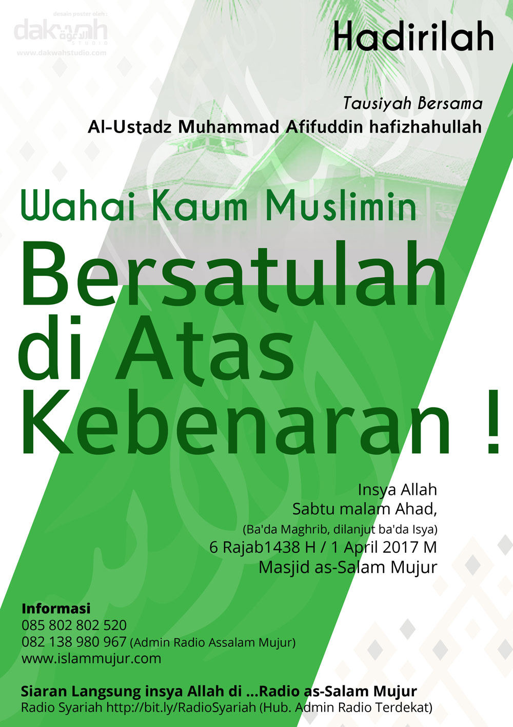You are currently viewing Wahai Kaum Muslimin, Bersatulah di Atas Kebenaran !